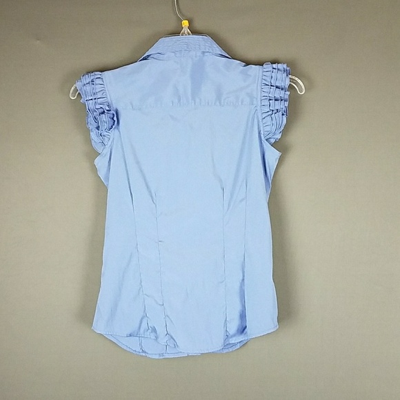 Antilia Femme Short Sleeve Button Down Blouse - Picture 2 of 4